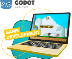 Godot.  Основа создания легендарных игр - КИБЕРшкола программирования для детей, компьютерные курсы для школьников, начинающих и подростков - KIBERone г. Уфа
