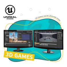 Unreal Engine 4. Игровой движок - КИБЕРшкола программирования для детей, компьютерные курсы для школьников, начинающих и подростков - KIBERone г. Уфа