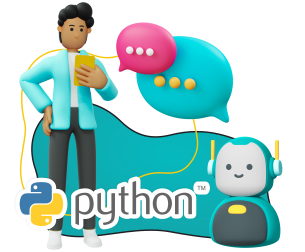 Умный чат-бот на Python - Школа программирования для детей, компьютерные курсы для школьников, начинающих и подростков - KIBERone г. Уфа